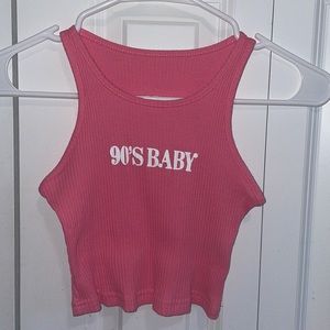 SHEIN Hot Pink Crop Top